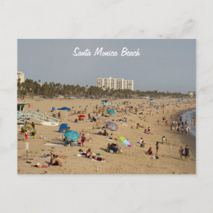 Santa Monica Beach Postcard Postkarte