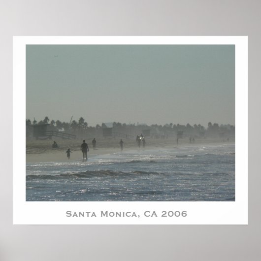 Santa Monica Beach Poster (Vorne)