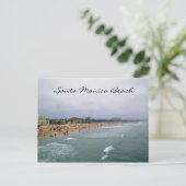 SANTA MONICA BEACH Postkarte (Stehend Vorderseite)