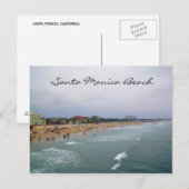 SANTA MONICA BEACH Postkarte (Vorne/Hinten)
