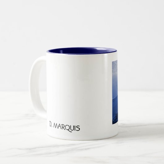 SANTA MONICA BLAUE TASSE (Vorderseite Links)
