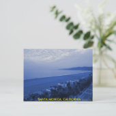SANTA MONICA BLUE POSTCARD POSTKARTE (Stehend Vorderseite)