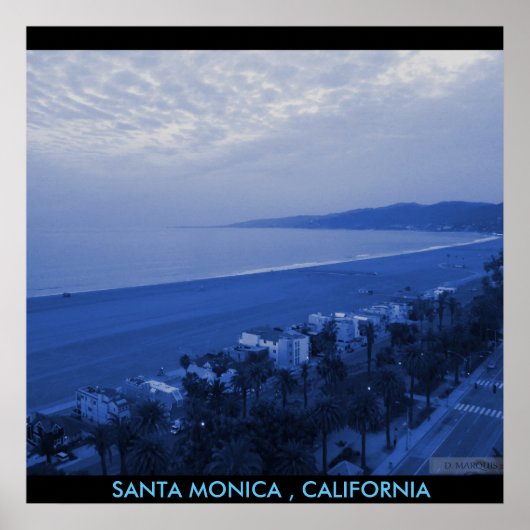 SANTA MONICA BLUE POSTER (Vorne)