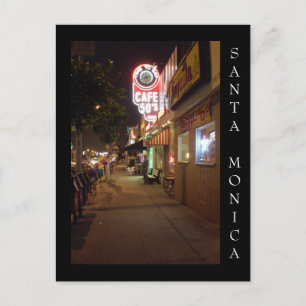 Santa Monica Boulevard, Santa Monica Kalifornien Postkarte
