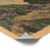 Santa Monica, CA - Beach Scene entlang Palisades Poster (Ecke)