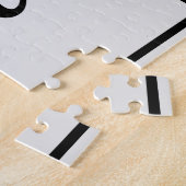 Santa Monica CA California Pier Silhouette Cali Puzzle (Seite)