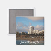 Santa Monica, Ca. Magnet (Vorderseite/Rückseite)
