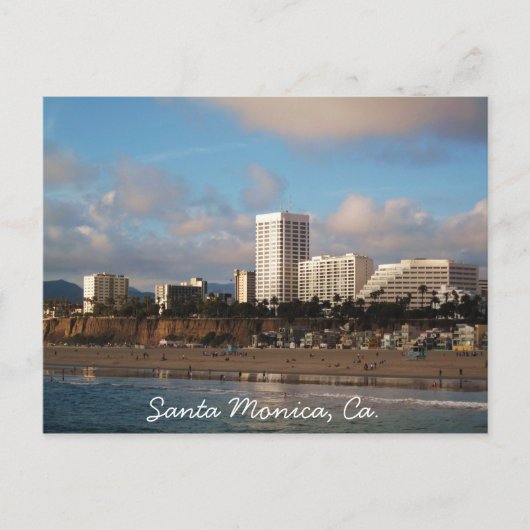 Santa Monica, Ca. Postkarte (Vorderseite)