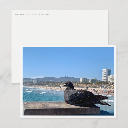 Santa Monica, CA Postkarte (Vorne/Hinten)