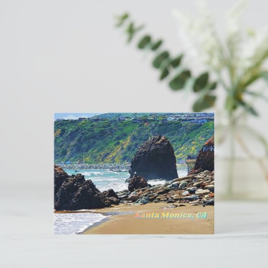 Santa Monica, CA Postkarte (Stehend Vorderseite)