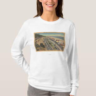 Santa Monica, CA - Strand-Szene entlang Palisades T-Shirt
