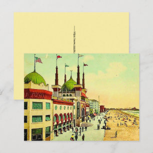 Santa Monica CA Vintage Postkarte