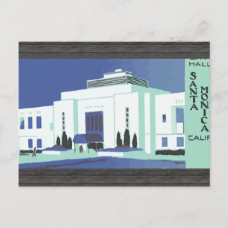 Santa Monica Calif , Vintag Postkarte