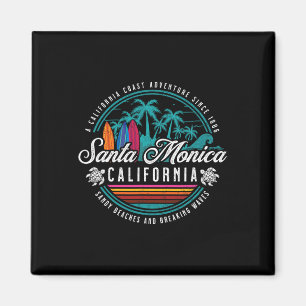 Santa Monica California Sandy Strände Breaking Wav Magnet