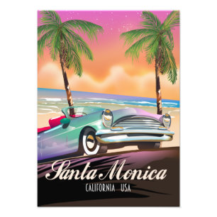 Santa Monica California USA Fotodruck