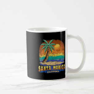 Santa Monica California Vintag bekümmert Souvenirs Kaffeetasse