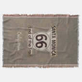 Santa Monica Ende der Wanderroute 66 Decke (Vorderseite)