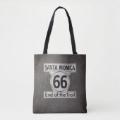 Santa Monica Ende der Wanderroute 66 Tasche (Vorderseite)