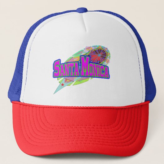 "Santa Monica" Future Hat Truckerkappe (Vorderseite)