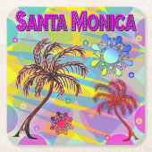 Santa Monica Happy and Hope Untersetzer (Vorderseite)