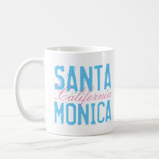 Santa Monica Kalifornien Kaffeetasse (Links)