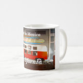 Santa Monica, Kalifornien Kaffeetasse (VorderseiteRechts)
