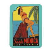 Santa Monica, Kalifornien Magnet (Vertikal)