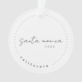 Santa Monica, Kalifornien Reisen USA Simple Ornament