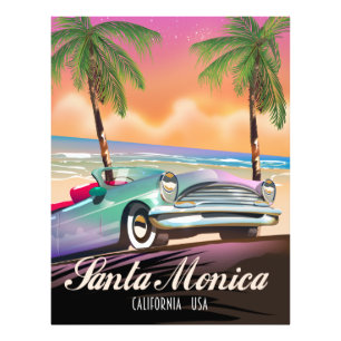 Santa Monica Kalifornien USA Fotodruck