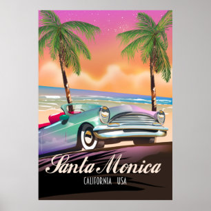 Santa Monica Kalifornien USA Poster