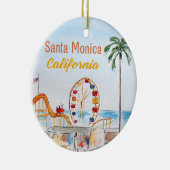 Santa Monica Keramik Keramik Ornament (Rechts)