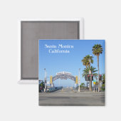 Santa Monica Magnet! Magnet (Vorderseite/Rückseite)