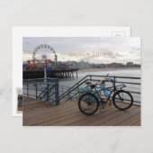Santa Monica Morning Postcard! Postkarte (Vorne/Hinten)