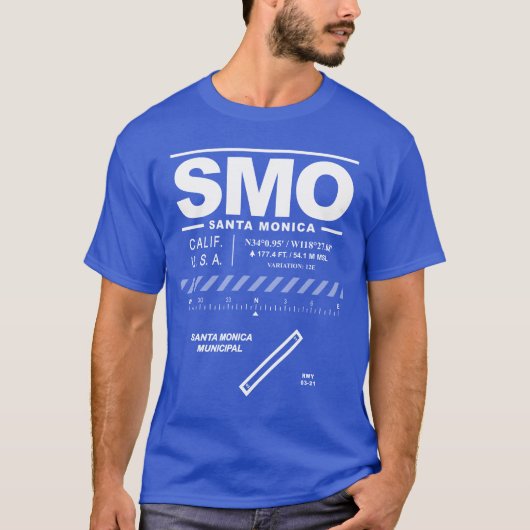 Santa Monica Municipal Airport SMO T - Shirt (Vorderseite)