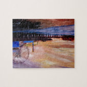 Santa Monica Pier am Sonnenuntergang Puzzle (Horizontal)