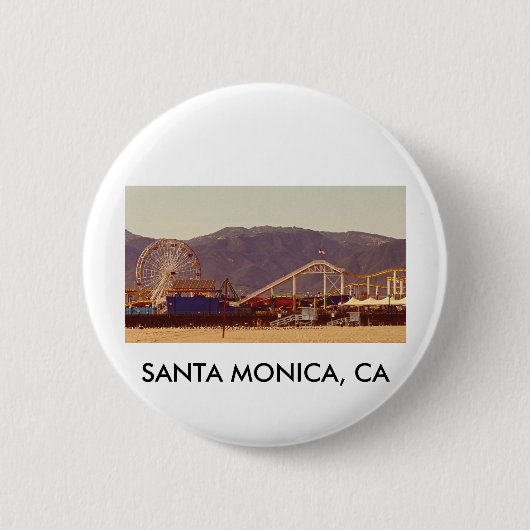 Santa Monica Pier - Button (Vorderseite)