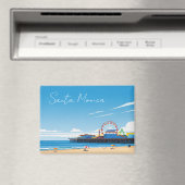 Santa Monica Pier California Los Angeles Magnet (In Situ (Geschirrspüler))