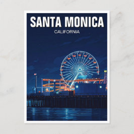 Santa Monica Pier California Los Angeles Postkarte