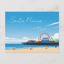 Santa Monica Pier California Los Angeles Postkarte