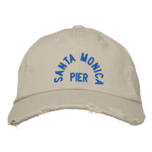 SANTA MONICA PIER gestört Chino Twill Cap