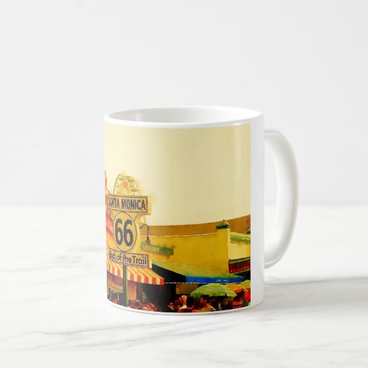 Santa Monica Pier Kaffeetasse (VorderseiteRechts)