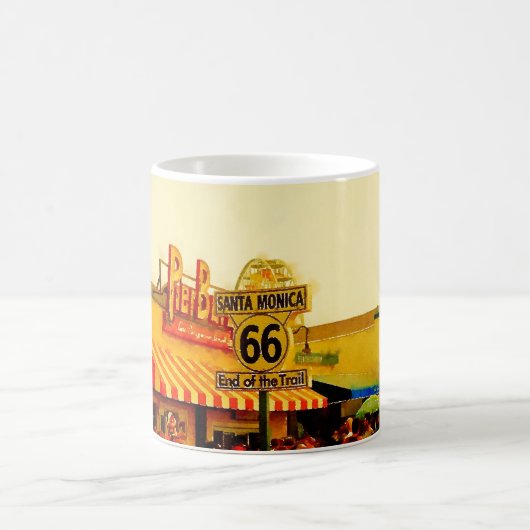 Santa Monica Pier Kaffeetasse (Mittel)