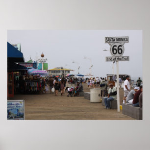 Santa Monica Pier Kalifornien Poster