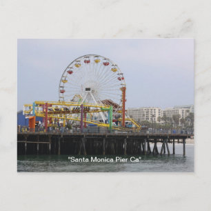 "Santa Monica Pier" Kalifornien Postkarte