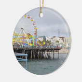 Santa Monica Pier Keramikornament (Links)