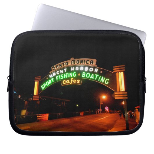 Santa Monica Pier Laptopschutzhülle (Vorderseite)