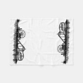 Santa Monica Pier Los Angeles California Beach Fleecedecke (Vorderseite (Horizontal))