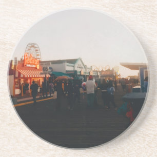 Santa Monica Pier, Los Angeles, Kalifornien Getränkeuntersetzer
