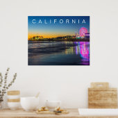 Santa Monica Pier | Los Angeles, Kalifornien Poster (Küche)
