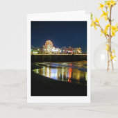 Santa Monica Pier, Los Angeles Karte (Gelbe Blume)